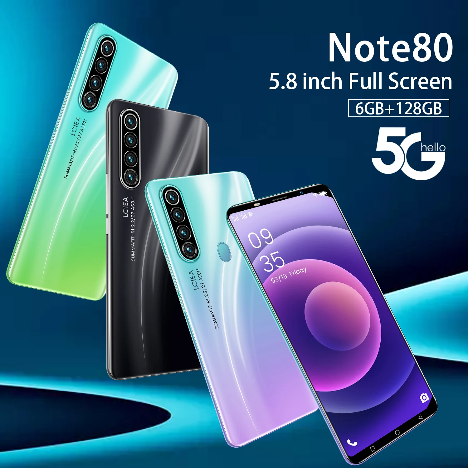 Смартфон Note 80, телефон с двумя SIM-картами, экран 5,8 дюйма, MTK6898, Android 10, 12 + 512 ГБ, полный экран, GPS
Смартфон Note 80, телефон с двумя SIM-картами, экран 5,8 дюйма, MTK6898, Android 10, 12 + 512 ГБ, полный экран, GPS