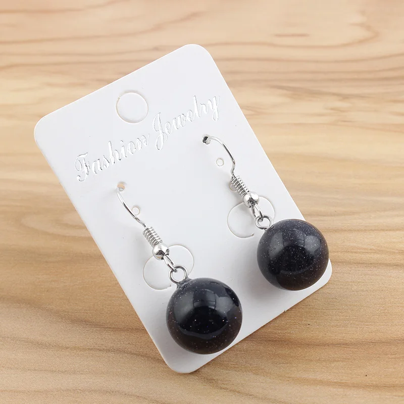 1pair 14mm Round Beads Natural Stone Opal Obsidian Tiger Eye Beads Reiki Gem Pendant Dangle Earrings For Women Jewelry Gifts
1pair 14mm Round Beads Natural Stone Opal Obsidian Tiger Eye Beads Reiki Gem Pendant Dangle Earrings For Women Jewelry Gifts