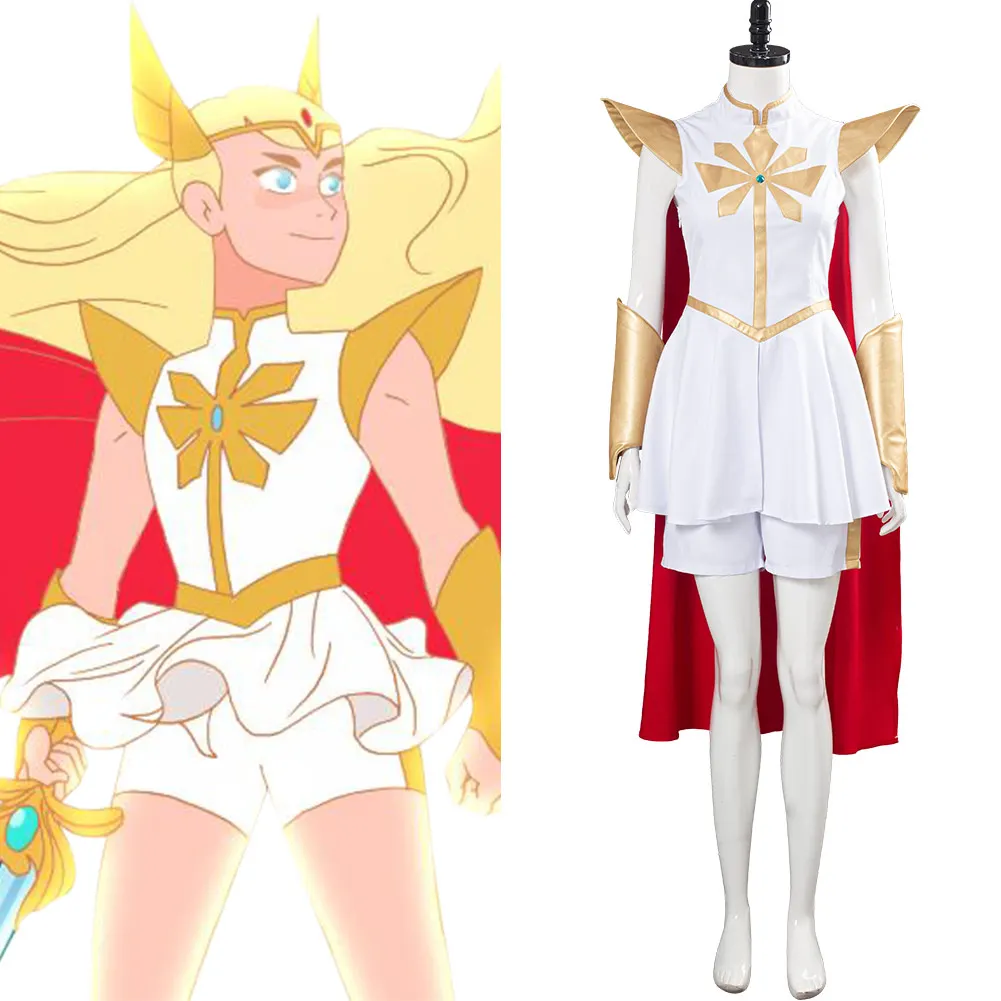 She-Ra - Princess of Power She Ra Cosplay Costume Women Dress Outfits Halloween Carnival Costumes Red Cape
She-Ra - Princess of Power She Ra Cosplay Costume Women Dress Outfits Halloween Carnival Costumes Red Cape