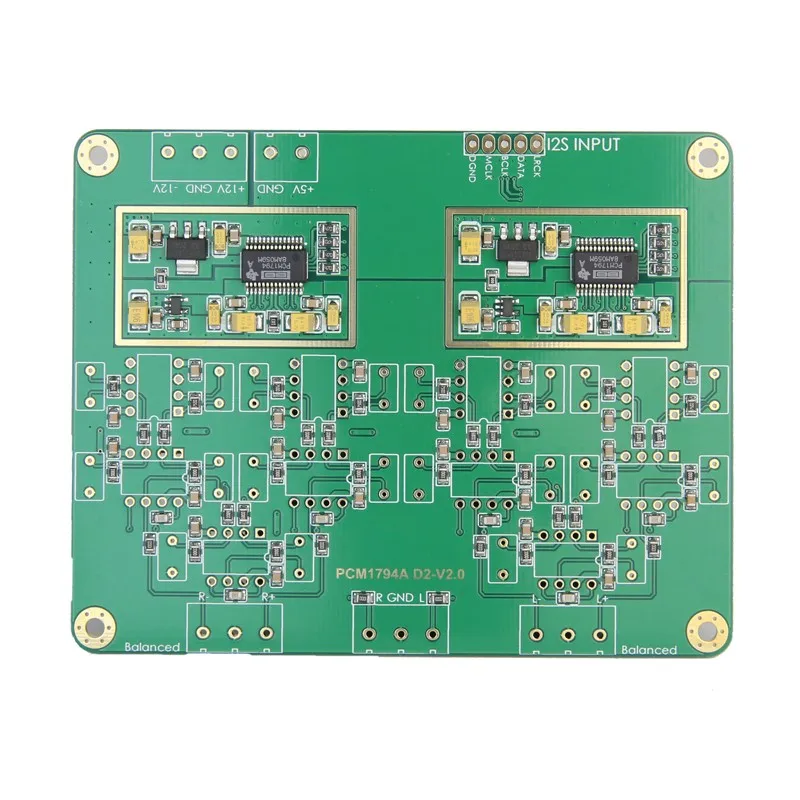 TZT Y3 Decoder Board Hifi DAC Board Parallel Dual PCM1794A 24Bit 192KHz Semi-Finished Version For DIY
TZT Y3 Decoder Board Hifi DAC Board Parallel Dual PCM1794A 24Bit 192KHz Semi-Finished Version For DIY