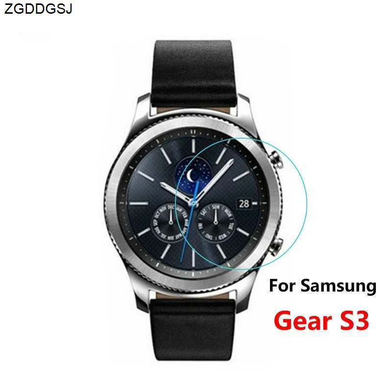 

2 шт. защитное закаленное стекло для Samsung Gear S3 часы уход за кожей лица Защитная пленка для экрана для Samsung Gear S3 Smart аксессуары для часов плёнки