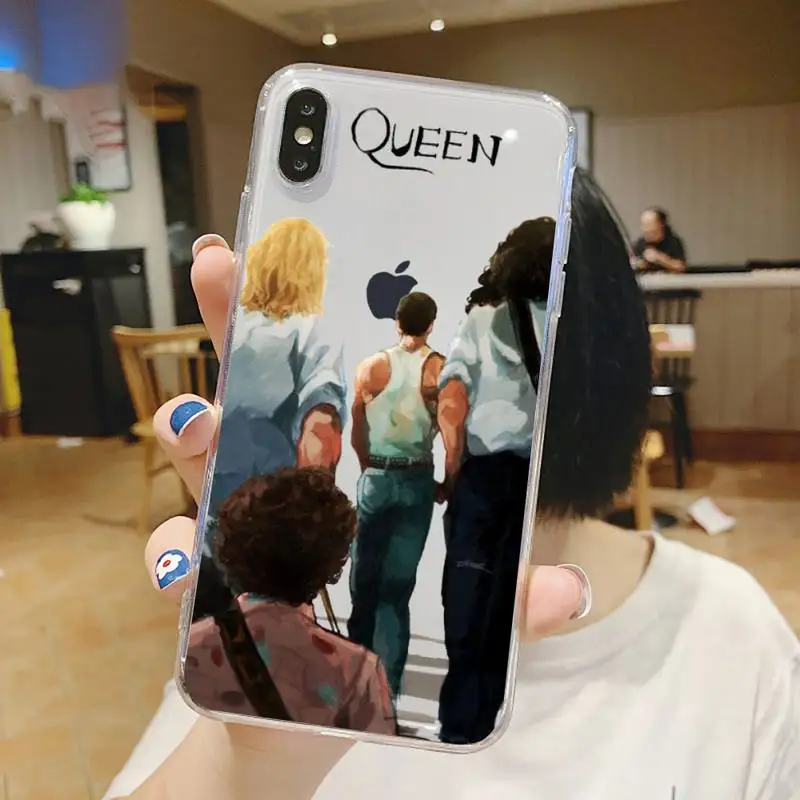 Freddie Mercury Queen band Phone Case Transparent soft For iphone 5 5s 5c se 6 6s 7 8 11 12 plus mini x xs xr pro max
Freddie Mercury Queen band Phone Case Transparent soft For iphone 5 5s 5c se 6 6s 7 8 11 12 plus mini x xs xr pro max