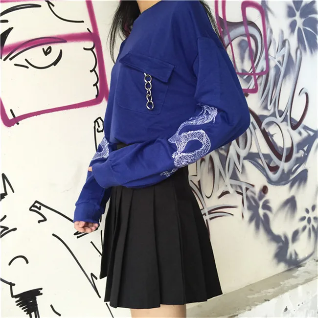 Harajuku style streetwear pullovers shirts o-neck print Spring and autumn Harajuku style Women's Clothing tops black loose hot
Harajuku style streetwear pullovers shirts o-neck print Spring and autumn Harajuku style Women's Clothing tops black loose hot