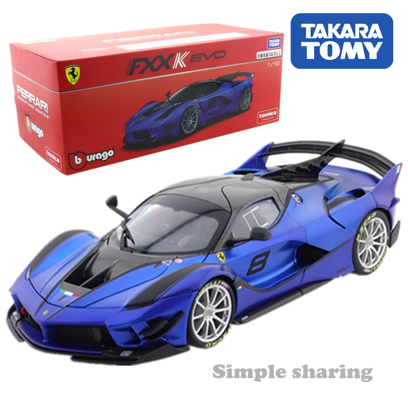 Takara Tomy Tomica Presents Burago Signature Series 1:18 FXX-K EVO Special Color Car Kids Toys Motor Vehicle Diecast Metal Model
Takara Tomy Tomica Presents Burago Signature Series 1:18 FXX-K EVO Special Color Car Kids Toys Motor Vehicle Diecast Metal Model