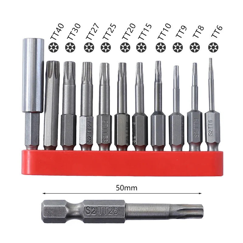11PCS 1/4in Hex S2 Alloy Screw Driver Bits Magnetic Set Electric Screwdriver Bit Socket Tool Set Power Tool Accessories
11PCS 1/4in Hex S2 Alloy Screw Driver Bits Magnetic Set Electric Screwdriver Bit Socket Tool Set Power Tool Accessories
