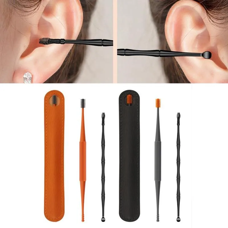 Soft Silicone Ear Wax Picker Ear Pick Double-ended Earpick Ear Wax Curette Remover Ear Cleaner Spoon Ear Clean Tool
Soft Silicone Ear Wax Picker Ear Pick Double-ended Earpick Ear Wax Curette Remover Ear Cleaner Spoon Ear Clean Tool