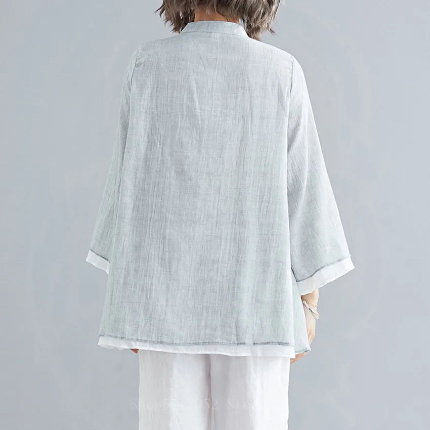 Traditional Chinese Clothing Women Tai Chi Chiffon Tang Suit Top Costume Female Linen Kung Fu Shirt Long Sleeve Blouse Qipao Top
Traditional Chinese Clothing Women Tai Chi Chiffon Tang Suit Top Costume Female Linen Kung Fu Shirt Long Sleeve Blouse Qipao Top