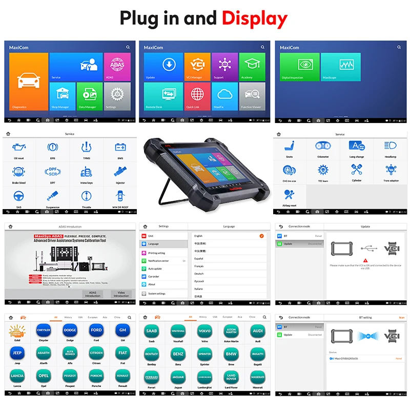 Autel MK908 Auto Diagnostic Tool OBD2 Scanner for Car PK MK908P MaxiSys Elite MS908 ECU Programming OBD 2 OBD2 Auto Scanner
Autel MK908 Auto Diagnostic Tool OBD2 Scanner for Car PK MK908P MaxiSys Elite MS908 ECU Programming OBD 2 OBD2 Auto Scanner