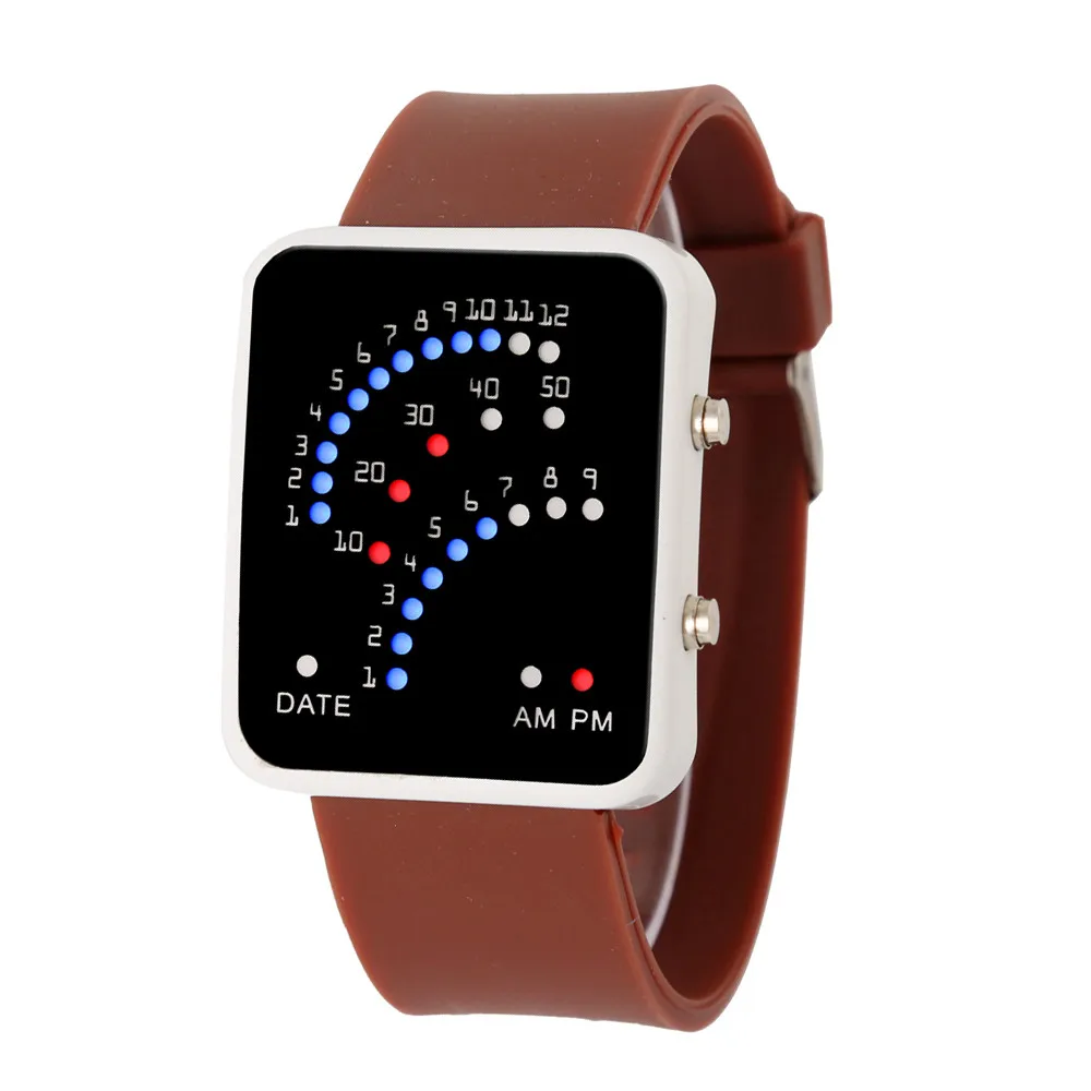 Fashion Mens watch Futuristic Style Multicolor LED Sport men digital wristwatches Silicone belt watches mens 2020 montre homme
Fashion Mens watch Futuristic Style Multicolor LED Sport men digital wristwatches Silicone belt watches mens 2020 montre homme