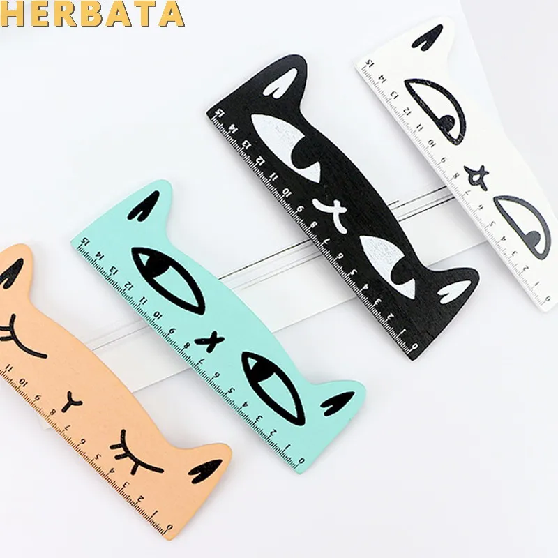 1PC Kawaii cat design ruler Funny stationery wooden rulers Office accessories School escolar kids study supplies CL-1304
1PC Kawaii cat design ruler Funny stationery wooden rulers Office accessories School escolar kids study supplies CL-1304