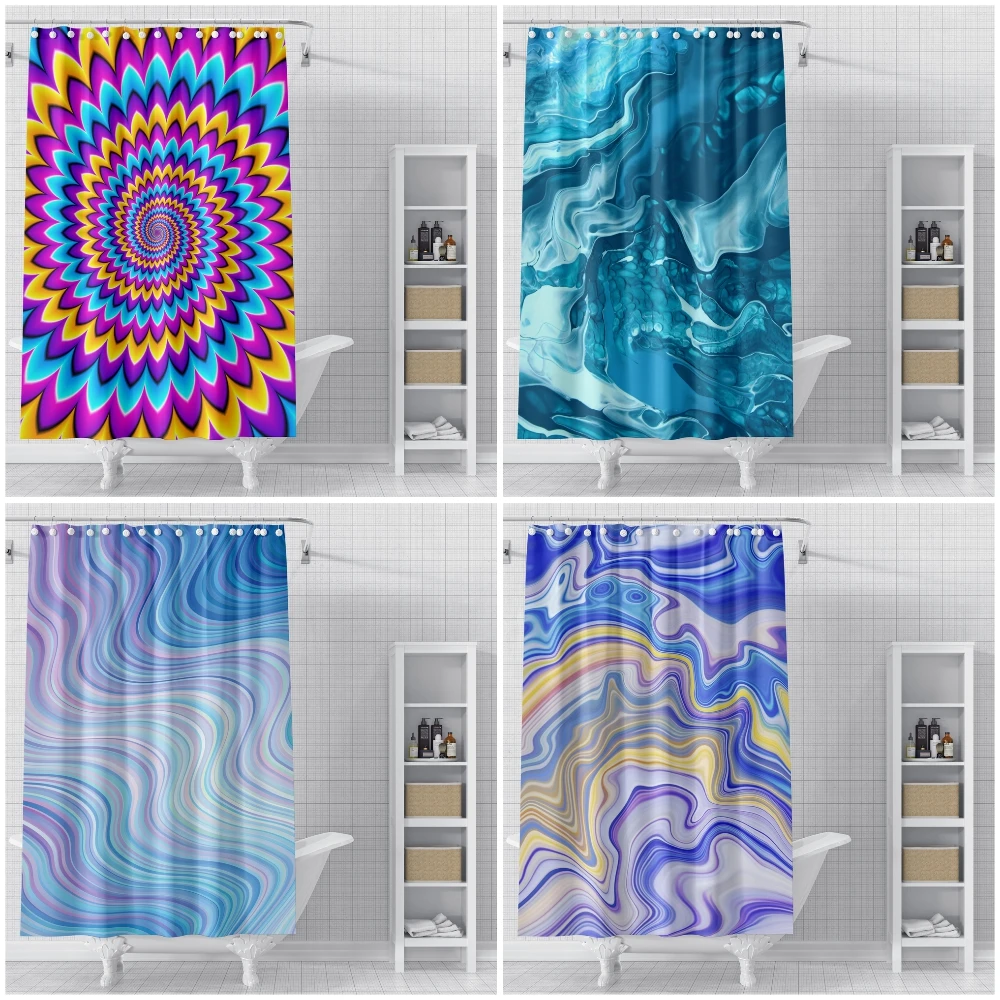 Abstract Art Shower Curtain Psychedelic Pattern Bathroom Curtain Polyester Fabric Bath Curtains with Hooks for Home Decor
Abstract Art Shower Curtain Psychedelic Pattern Bathroom Curtain Polyester Fabric Bath Curtains with Hooks for Home Decor