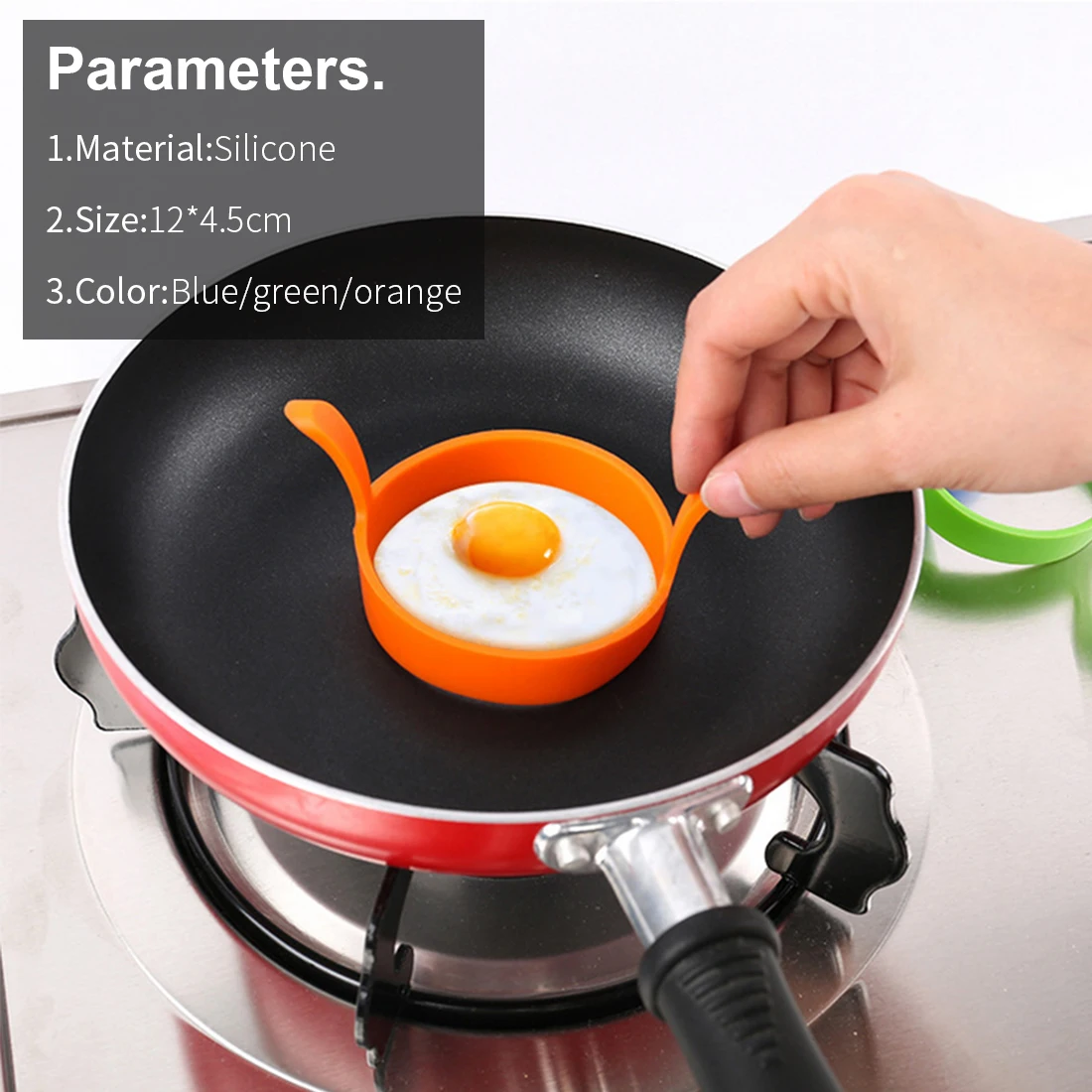 1PC Creative Round Fried Egg Silicone Mold Breakfast Fried Egg Molds Poacher Frier Pancake Ring Mould Tool Kitchen Accessiories
1PC Creative Round Fried Egg Silicone Mold Breakfast Fried Egg Molds Poacher Frier Pancake Ring Mould Tool Kitchen Accessiories