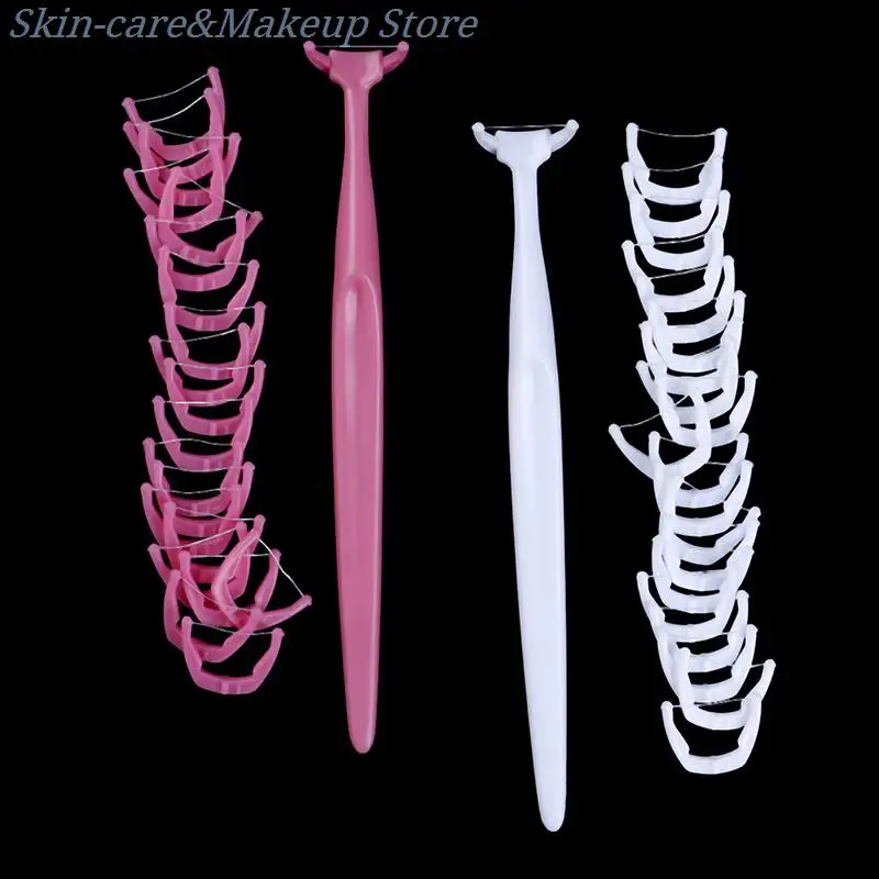 1 Holder & 20Pcs Dental Toothpick Flosser for Oral Deep Clean Tooth Thread Floss Pick Floss Picks Inter-dental Brush Teeth Stick
1 Holder & 20Pcs Dental Toothpick Flosser for Oral Deep Clean Tooth Thread Floss Pick Floss Picks Inter-dental Brush Teeth Stick