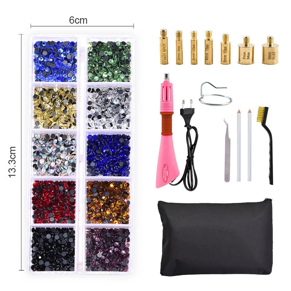 Hot Fix Rhinestones Full Set Hotfix Applicator Crystal Glass Iron On Rhinestones 7-in-1 Hot Drill Set For Pressing Piece
Hot Fix Rhinestones Full Set Hotfix Applicator Crystal Glass Iron On Rhinestones 7-in-1 Hot Drill Set For Pressing Piece