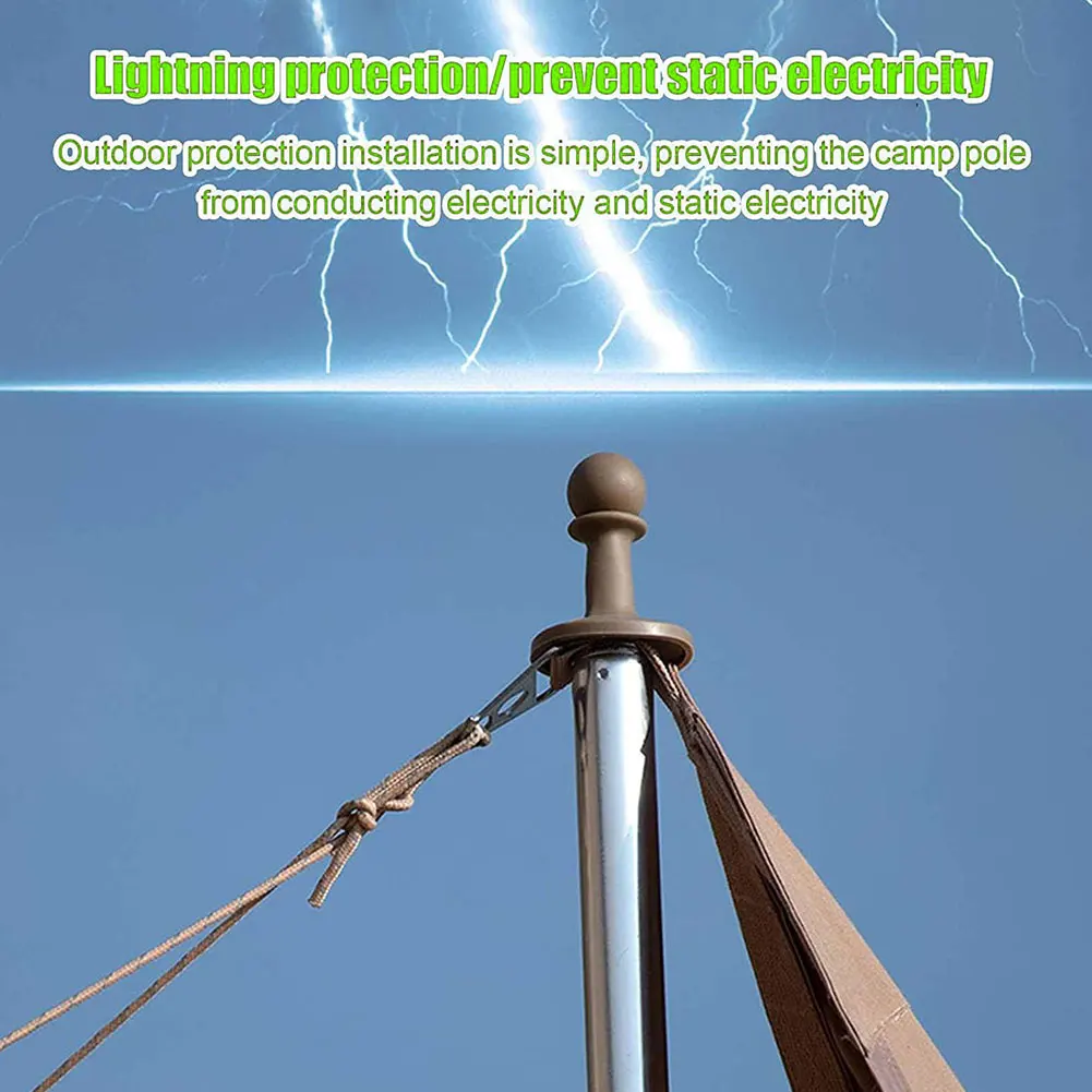 4PCS Camping Canopy Tent Canopy Camp Pole Support Rod Lightning Arrester Lightning Protector Kit For Outdoor Camping Hiking
4PCS Camping Canopy Tent Canopy Camp Pole Support Rod Lightning Arrester Lightning Protector Kit For Outdoor Camping Hiking