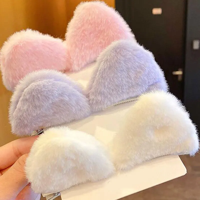 New Girls Cute Soft Plush Cat Ears Hairpins Female Sweet Hair Decorate Clip Selfie Props Barrette Fashion Hair Accessories Hot
New Girls Cute Soft Plush Cat Ears Hairpins Female Sweet Hair Decorate Clip Selfie Props Barrette Fashion Hair Accessories Hot