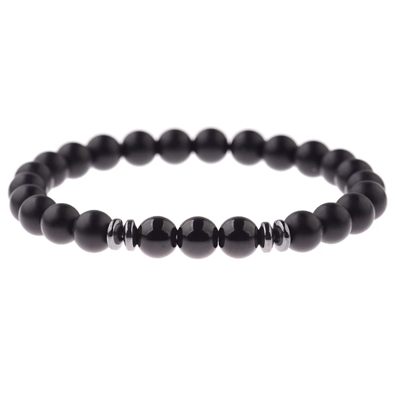 OIQUEI Classic Men Bracelet Black Tourmaline Matte Natural Stone Protection Yoga Beaded Stretch Bracelets Hommes Pulsera Hombre
OIQUEI Classic Men Bracelet Black Tourmaline Matte Natural Stone Protection Yoga Beaded Stretch Bracelets Hommes Pulsera Hombre