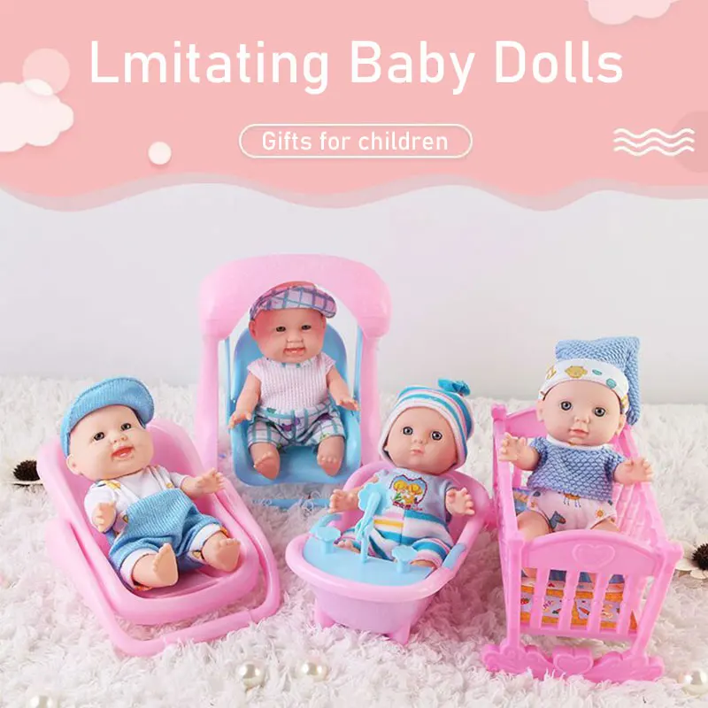 Simulation Baby 3D Creative Cute Doll Play House Doll 3-6 Years Old Children's Dolls Boy Girl Birthday Gift Cute Children's Toys
Simulation Baby 3D Creative Cute Doll Play House Doll 3-6 Years Old Children's Dolls Boy Girl Birthday Gift Cute Children's Toys
