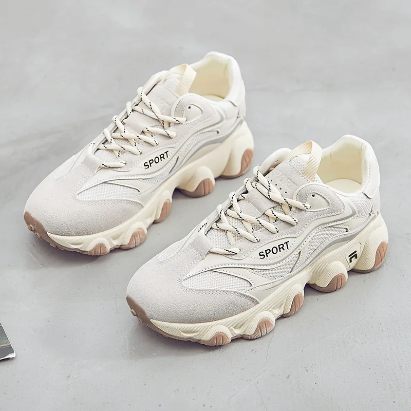 Zapatos De Mujer Women Shoes Sneakers Casual Mesh Breathable Platform Women Shoes Lace-Up PU Mixed Colors Sewing Spring/Autumn
Zapatos De Mujer Women Shoes Sneakers Casual Mesh Breathable Platform Women Shoes Lace-Up PU Mixed Colors Sewing Spring/Autumn