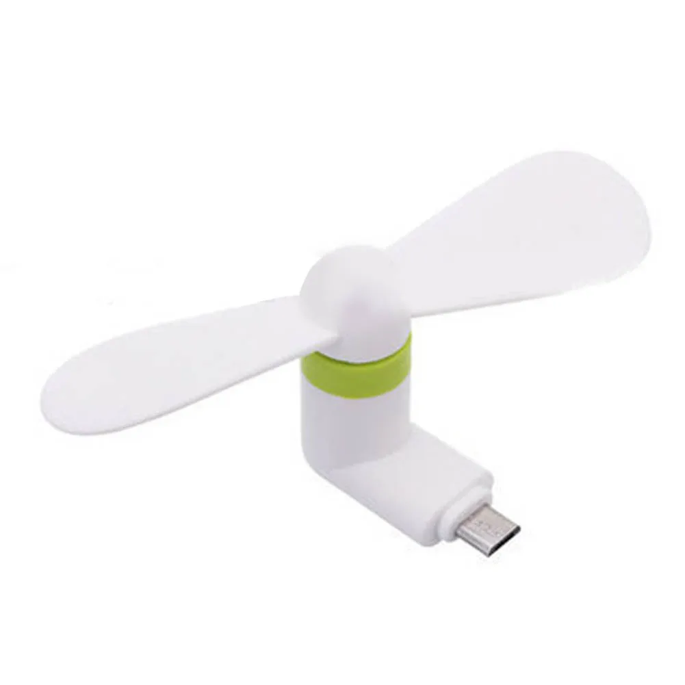 1W Summer Mini Portable Mute OTG Micro USB Mobile Phone Air Cooling Fan for Android Eco-friendly TPE Accessories Direct Plug | Мобильные