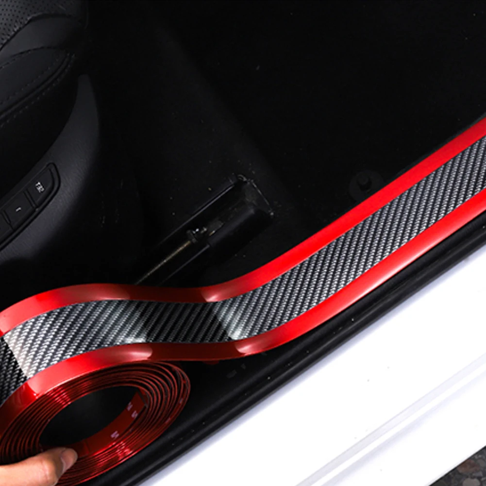 Universal Car Door Sill Protector Cover Strip Carbon Fiber Car Rear Bumper Guard Strip Sticker Plate Trim Anti-Scratch 250*3cm
Universal Car Door Sill Protector Cover Strip Carbon Fiber Car Rear Bumper Guard Strip Sticker Plate Trim Anti-Scratch 250*3cm