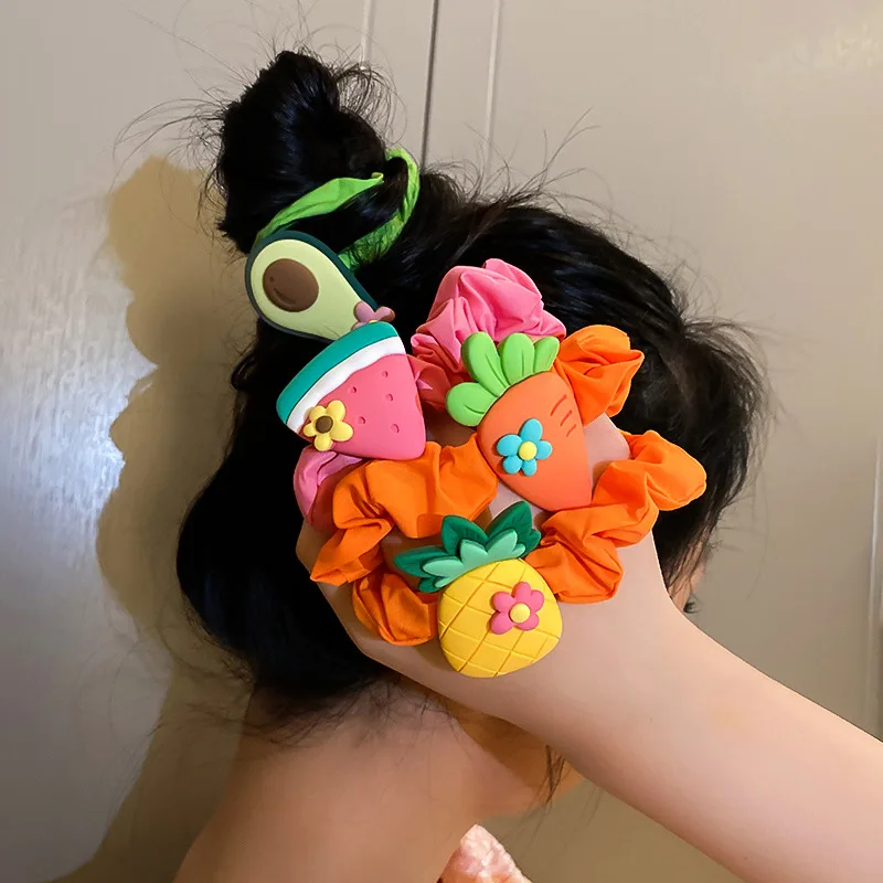 Fruit Hair Rope Korea Fashion Flower Hair Tie Candy Color Hair Band Cute Hair Accessories for Women
Fruit Hair Rope Korea Fashion Flower Hair Tie Candy Color Hair Band Cute Hair Accessories for Women