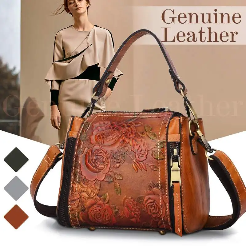 Fashion Vantage Genuine Leather Crossbody Bag for Women 2021 Flower Printing Shoulder Messenger Bag Lady Travel Small Handbag
Fashion Vantage Genuine Leather Crossbody Bag for Women 2021 Flower Printing Shoulder Messenger Bag Lady Travel Small Handbag