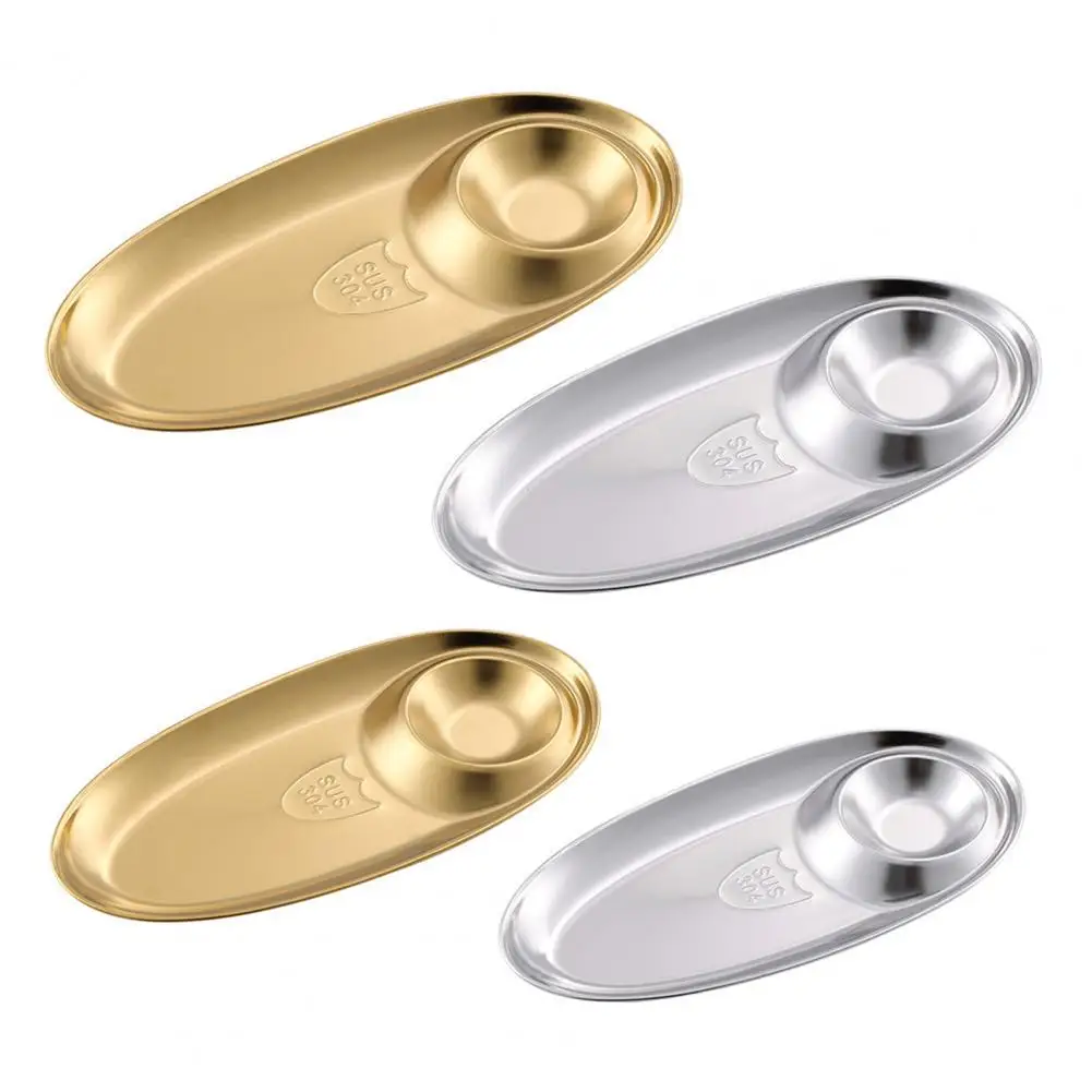 60%HOTSnack Plate Easy Clean Anti-deformation Stainless Steel Food Tray Dessert Dish for Hotel
60%HOTSnack Plate Easy Clean Anti-deformation Stainless Steel Food Tray Dessert Dish for Hotel