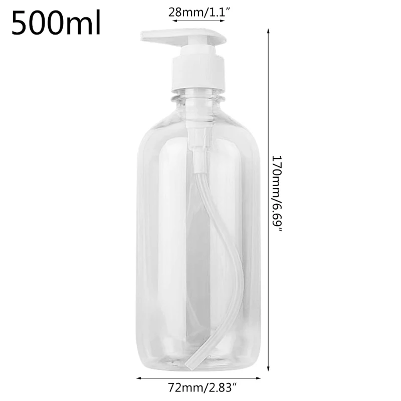 3pcs 500MLPump Bottle Dispenser Empty Hand Sanitizer Lotion Shampoo Wash
3pcs 500MLPump Bottle Dispenser Empty Hand Sanitizer Lotion Shampoo Wash