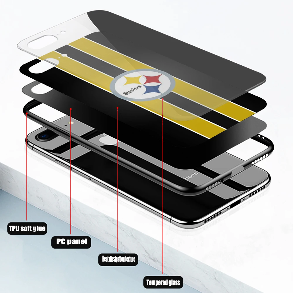 For iPhone12Mini Phone Case Tempered Glass For iPhone 12 11 Pro XR XS MAX 8 X 7 6S 6 Plus SE 2020 12 Pro Max Mini Steelers case
For iPhone12Mini Phone Case Tempered Glass For iPhone 12 11 Pro XR XS MAX 8 X 7 6S 6 Plus SE 2020 12 Pro Max Mini Steelers case