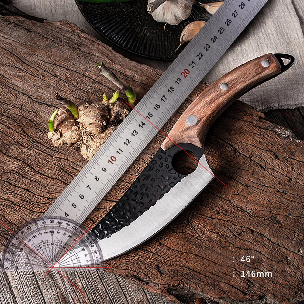 Stainless Steel Kitchen Boning Knife Handmade Fishing Knife Meat Cleaver Outdoor Cooking Cutter Butcher Knife Cutter
Stainless Steel Kitchen Boning Knife Handmade Fishing Knife Meat Cleaver Outdoor Cooking Cutter Butcher Knife Cutter