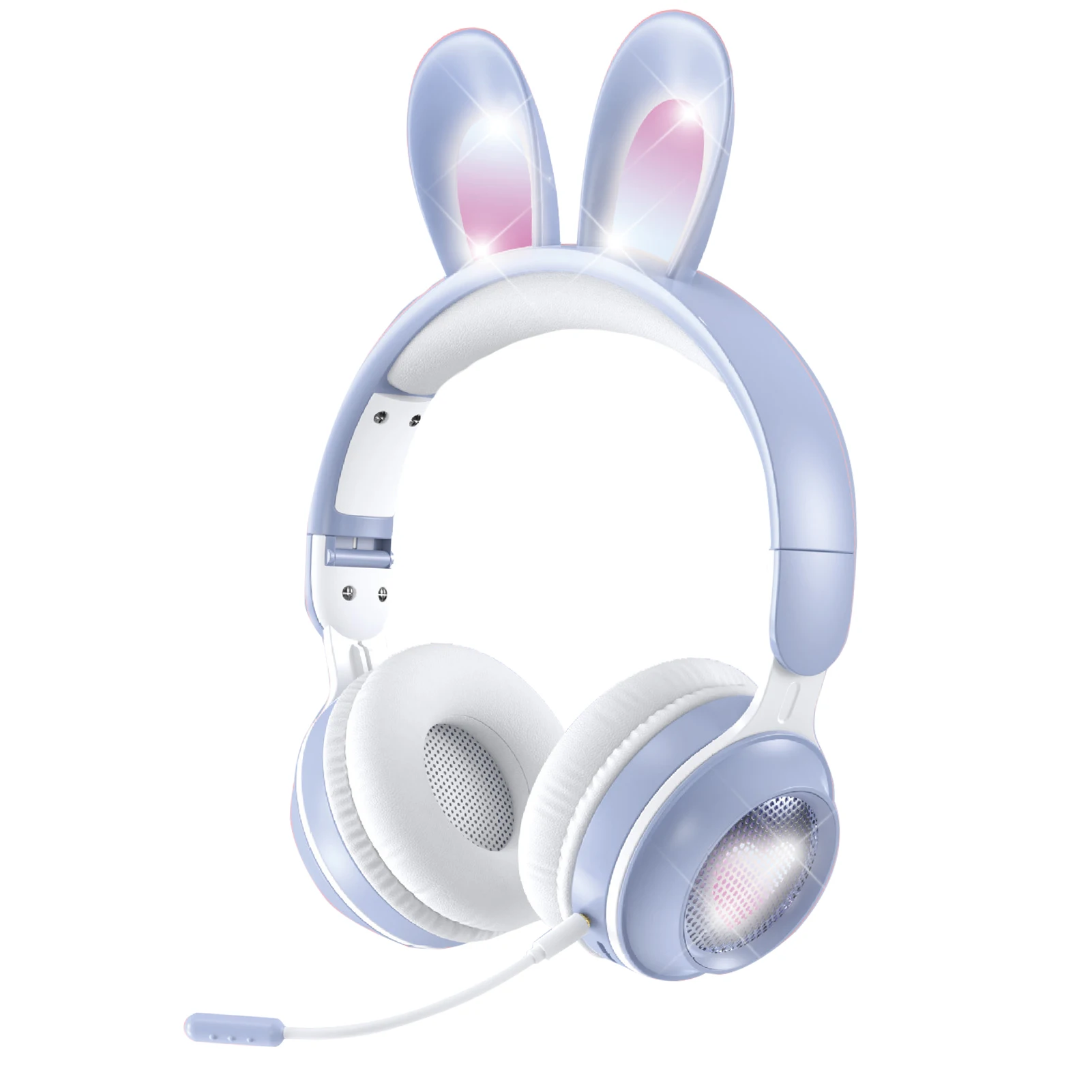 With Mic Gift Foldable Home Wireless Gaming Headset Volume Control Cute Battery Powered Fashion Portable LED Light Rabbit Ear
With Mic Gift Foldable Home Wireless Gaming Headset Volume Control Cute Battery Powered Fashion Portable LED Light Rabbit Ear