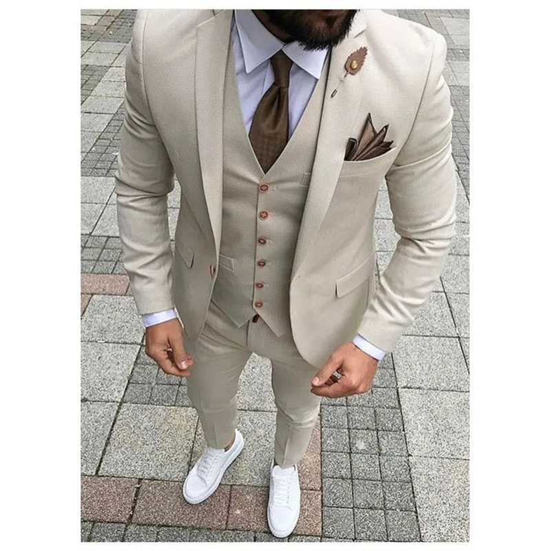 Latest Coat Pant Designs 2019 Man Slim Fit Formal Beige Beach Groomsmen Tuxedos Men Suits For Wedding Groom Suit Best Man Blazer
Latest Coat Pant Designs 2019 Man Slim Fit Formal Beige Beach Groomsmen Tuxedos Men Suits For Wedding Groom Suit Best Man Blazer