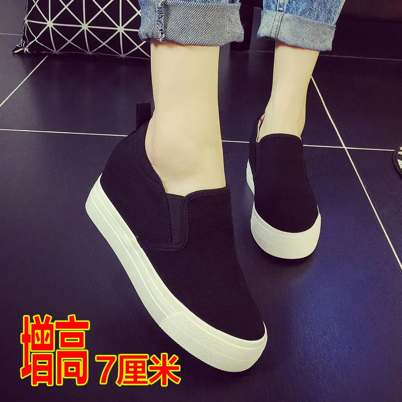 

Woman Height Increased Wedge Canvas Gym Running Shoes Breathable Tenis Training Sport Run Shoe For Women Sneakers Zapatos Mujer