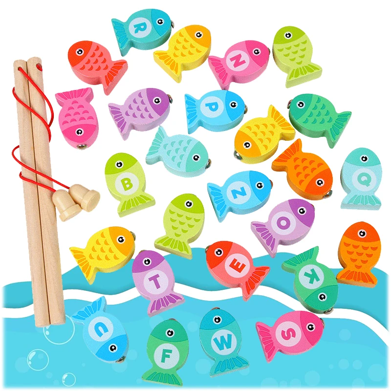 Baby Wooden Fishing Learning Alphanumeric Toys Preschool Montessori Education Cognition Color Letter Digital Fishing Games Toys
Baby Wooden Fishing Learning Alphanumeric Toys Preschool Montessori Education Cognition Color Letter Digital Fishing Games Toys
