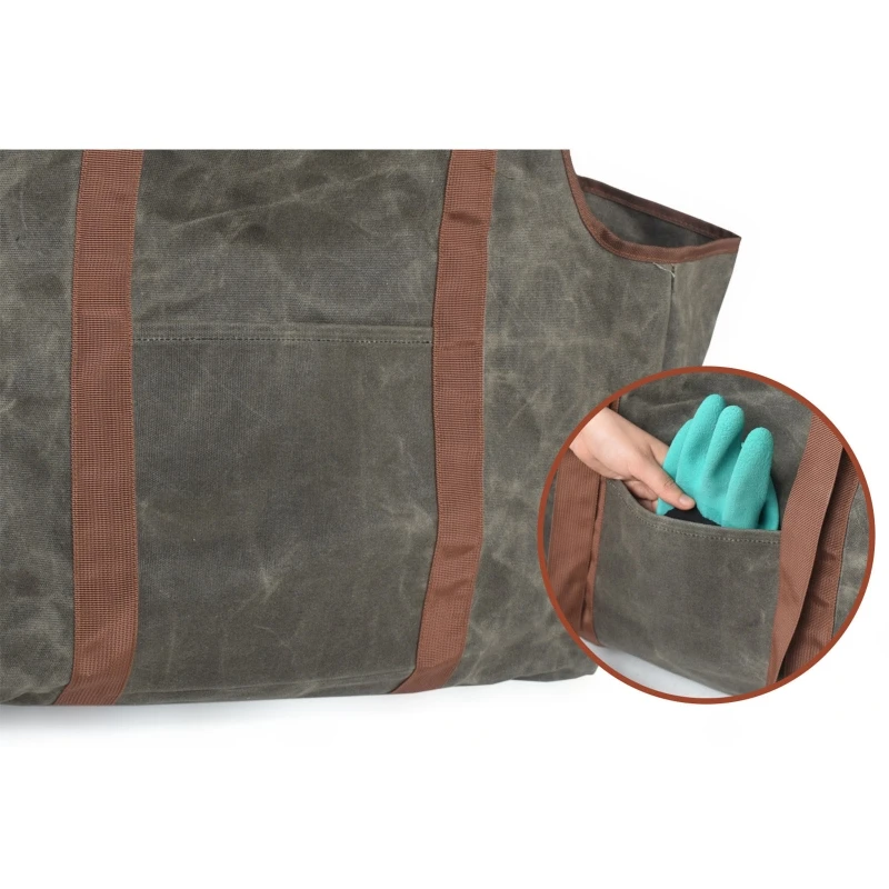 Outdoor Heavy Duty Wax Canvas Log Carrier Tote Waterproof Large Fire Wood Logging Storage Bag Durable Firewood Holder and
Outdoor Heavy Duty Wax Canvas Log Carrier Tote Waterproof Large Fire Wood Logging Storage Bag Durable Firewood Holder and