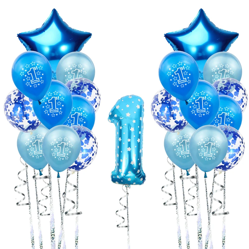 1st Birthday Balloons Blue Star Foil Balloon Confetti Latex Ballon Baby Boy First One Year Old Birthday Party Decorations Globos
1st Birthday Balloons Blue Star Foil Balloon Confetti Latex Ballon Baby Boy First One Year Old Birthday Party Decorations Globos