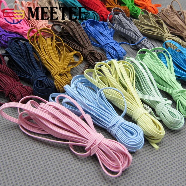 50yd Meetee 3mm Elastic Band Rope Headwear Rubber Bands Ribbons Sewing Webbing Tapes Waist Belt DIY Garment Accessories EB114
50yd Meetee 3mm Elastic Band Rope Headwear Rubber Bands Ribbons Sewing Webbing Tapes Waist Belt DIY Garment Accessories EB114