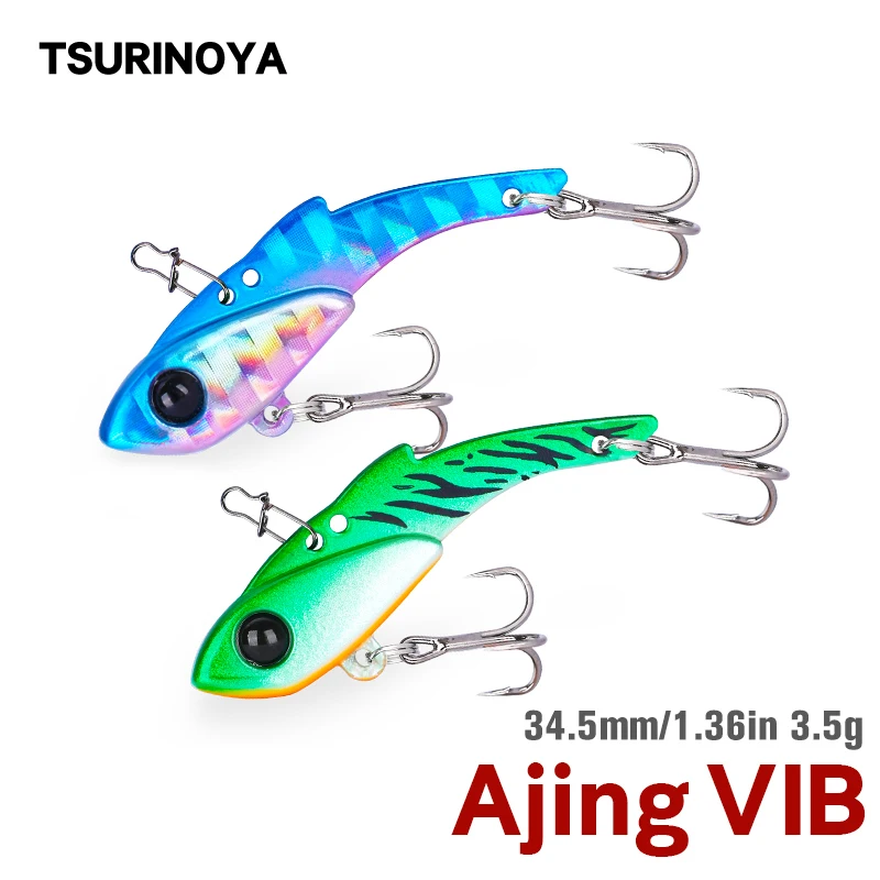 TSURINOYA Metal VIB Fishing Lure AJING Trout Hard Bait PIED FALCONET 34.5mm 3.5g Rochfish Barracuda Pike Winter Fishing Tackle
TSURINOYA Metal VIB Fishing Lure AJING Trout Hard Bait PIED FALCONET 34.5mm 3.5g Rochfish Barracuda Pike Winter Fishing Tackle