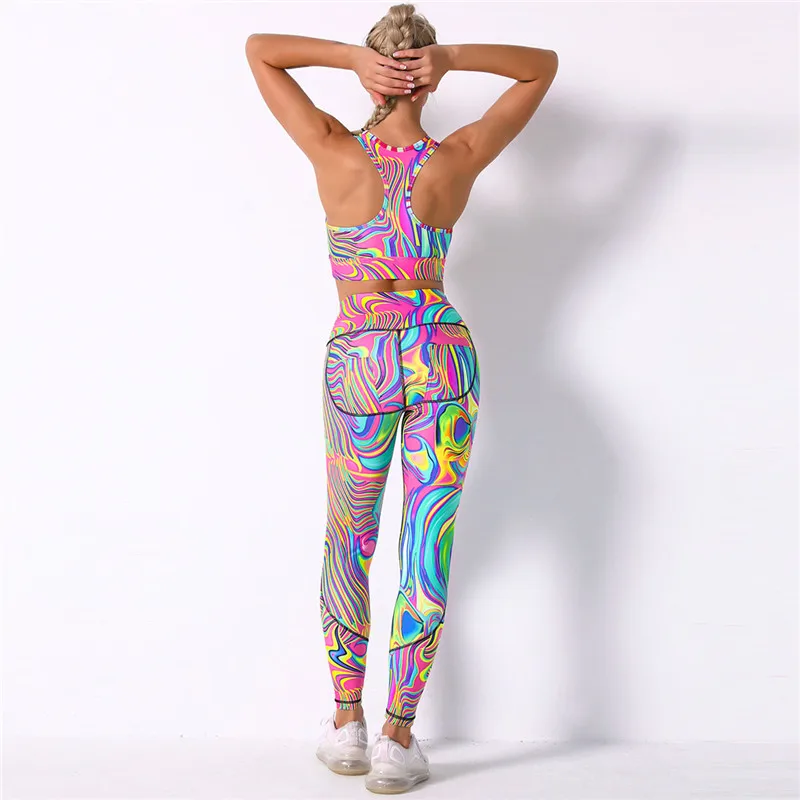 Yoga Bra Sets Push Up Gym Leggings Sets Women Gym Sports Suits Fitness Clothing Workout Yoga Suits Two Piece Outfit Sportswear 
Yoga Bra Sets Push Up Gym Leggings Sets Women Gym Sports Suits Fitness Clothing Workout Yoga Suits Two Piece Outfit Sportswear