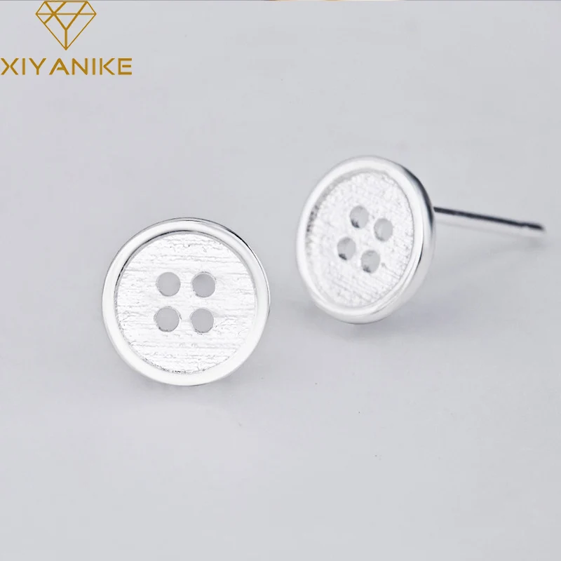 XIYANIKE Silver Color Mini Button Creative Stud Earrings Korean Fashion Style Prevent Allergy Jewelry For Women Trendy
XIYANIKE Silver Color Mini Button Creative Stud Earrings Korean Fashion Style Prevent Allergy Jewelry For Women Trendy