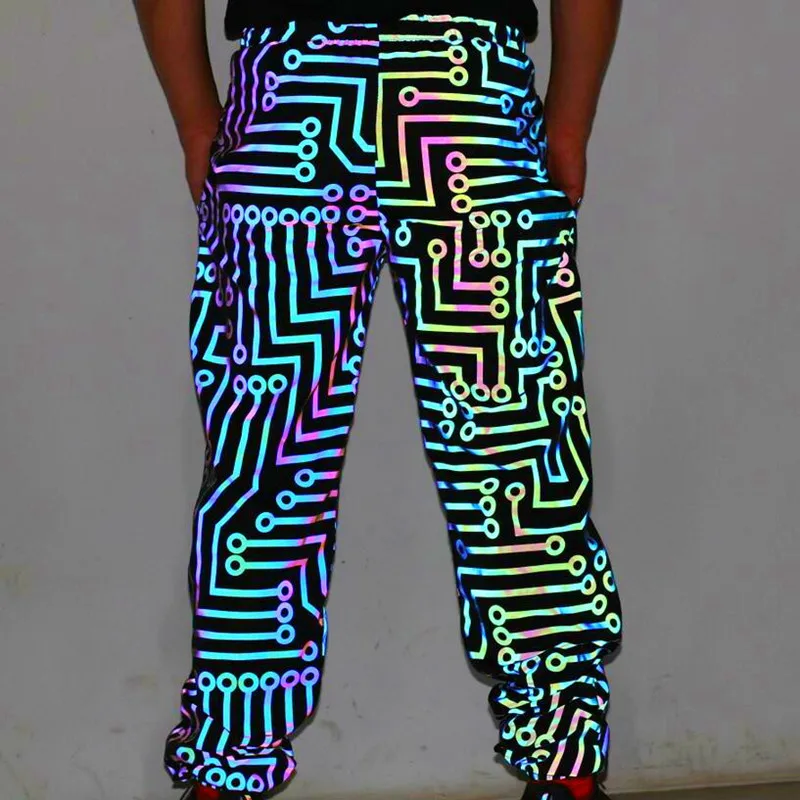 Circuit Geometry Reflective Pants Male Hip-hop Mechanical Dance Fluorescent Pants Harajuku Night Sports Jogging Leisure Pants
Circuit Geometry Reflective Pants Male Hip-hop Mechanical Dance Fluorescent Pants Harajuku Night Sports Jogging Leisure Pants