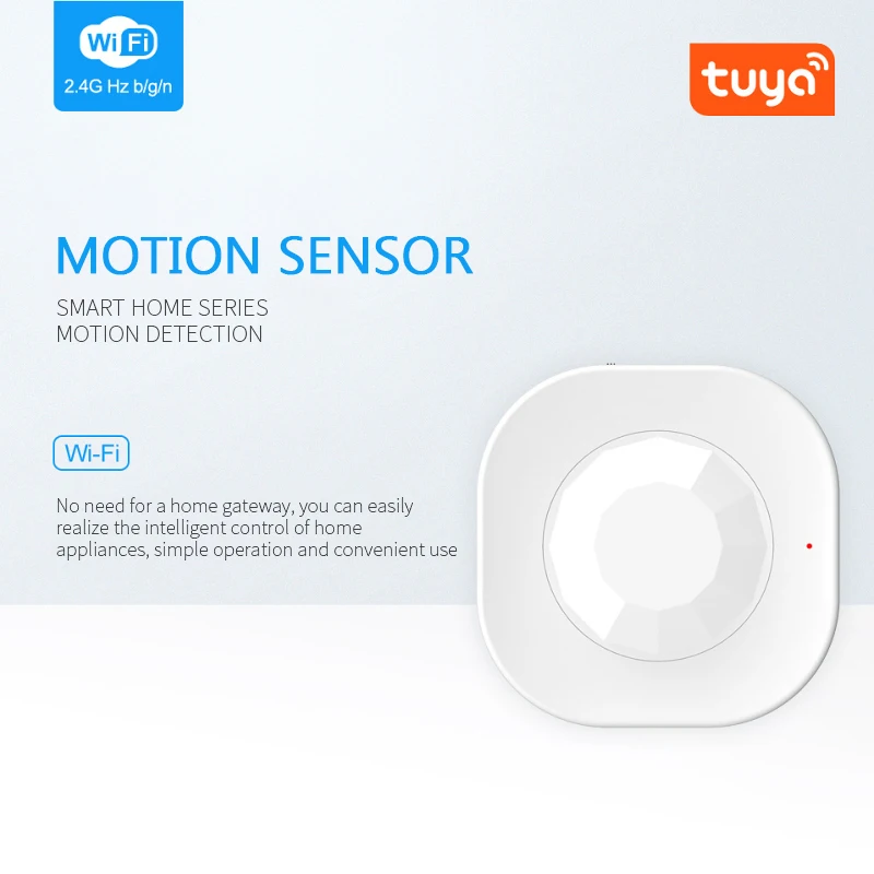 Mini WiFi PIR Motion Sensor Smart Home Infrared Passive Detector Security Burglar Alarm Sensor Remote Tuya/Smart Life
Mini WiFi PIR Motion Sensor Smart Home Infrared Passive Detector Security Burglar Alarm Sensor Remote Tuya/Smart Life