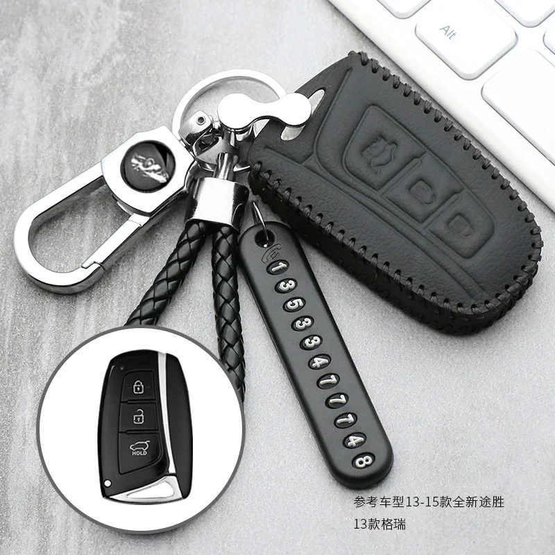 Luminous Genuine Leather Keyless Entry Smart Key Case Cover For Hyundai SantaFe/Equus/Azera/Genesis L110
Luminous Genuine Leather Keyless Entry Smart Key Case Cover For Hyundai SantaFe/Equus/Azera/Genesis L110