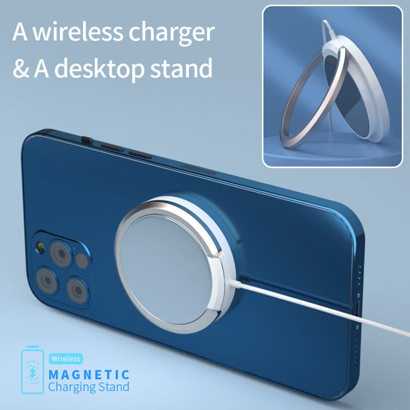 15W Magnetic Wireless Charger Fast Wireless Charging Mobile Phone Holder Desktop Lazy Smartphone Stand For Magsafe Iphone 12 13
15W Magnetic Wireless Charger Fast Wireless Charging Mobile Phone Holder Desktop Lazy Smartphone Stand For Magsafe Iphone 12 13