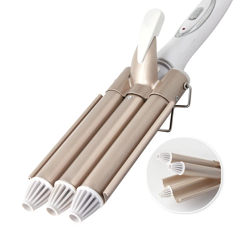 Three stick hair curler does not hurt the power generation curling iron stick water wave splint egg roll head large curling iron
Three stick hair curler does not hurt the power generation curling iron stick water wave splint egg roll head large curling iron