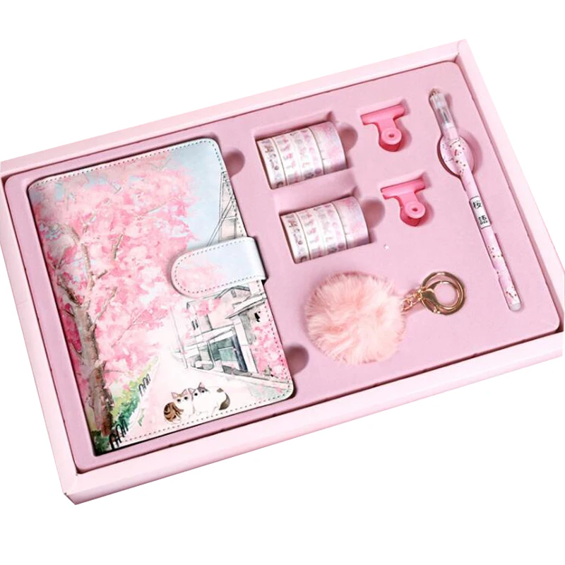 Cherry Blossoms Sakura 80 Sheets A6 Loose-Leaf Notebook Journal Agenda Planner Gift Set Kawaii Stationery
Cherry Blossoms Sakura 80 Sheets A6 Loose-Leaf Notebook Journal Agenda Planner Gift Set Kawaii Stationery