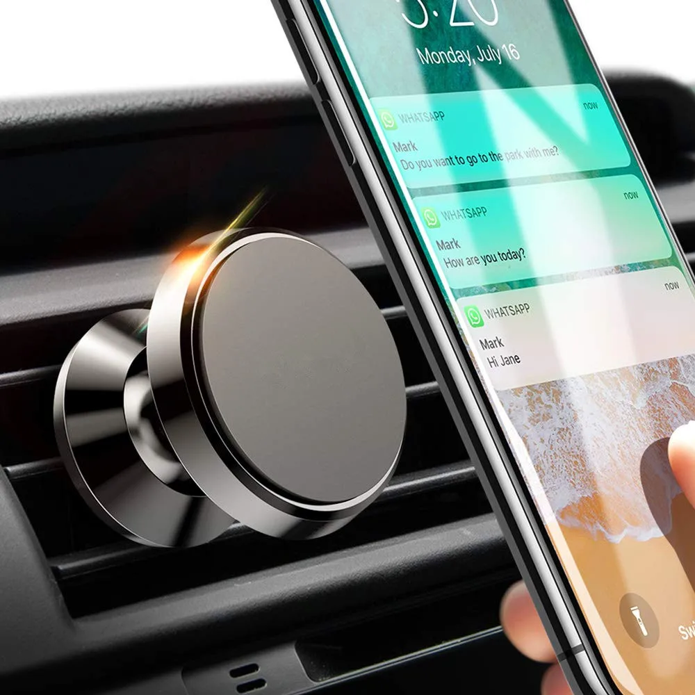 Магнитный автомобильный держатель для телефона iPhone samsung 360 Air Mount Магнитная