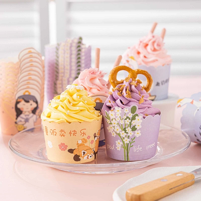 100 Pieces Paper Cups 3D Cartoon Patterns Cake Holder Cake Cups Muffin Baking Cups Household High Temperature Resistance
100 Pieces Paper Cups 3D Cartoon Patterns Cake Holder Cake Cups Muffin Baking Cups Household High Temperature Resistance