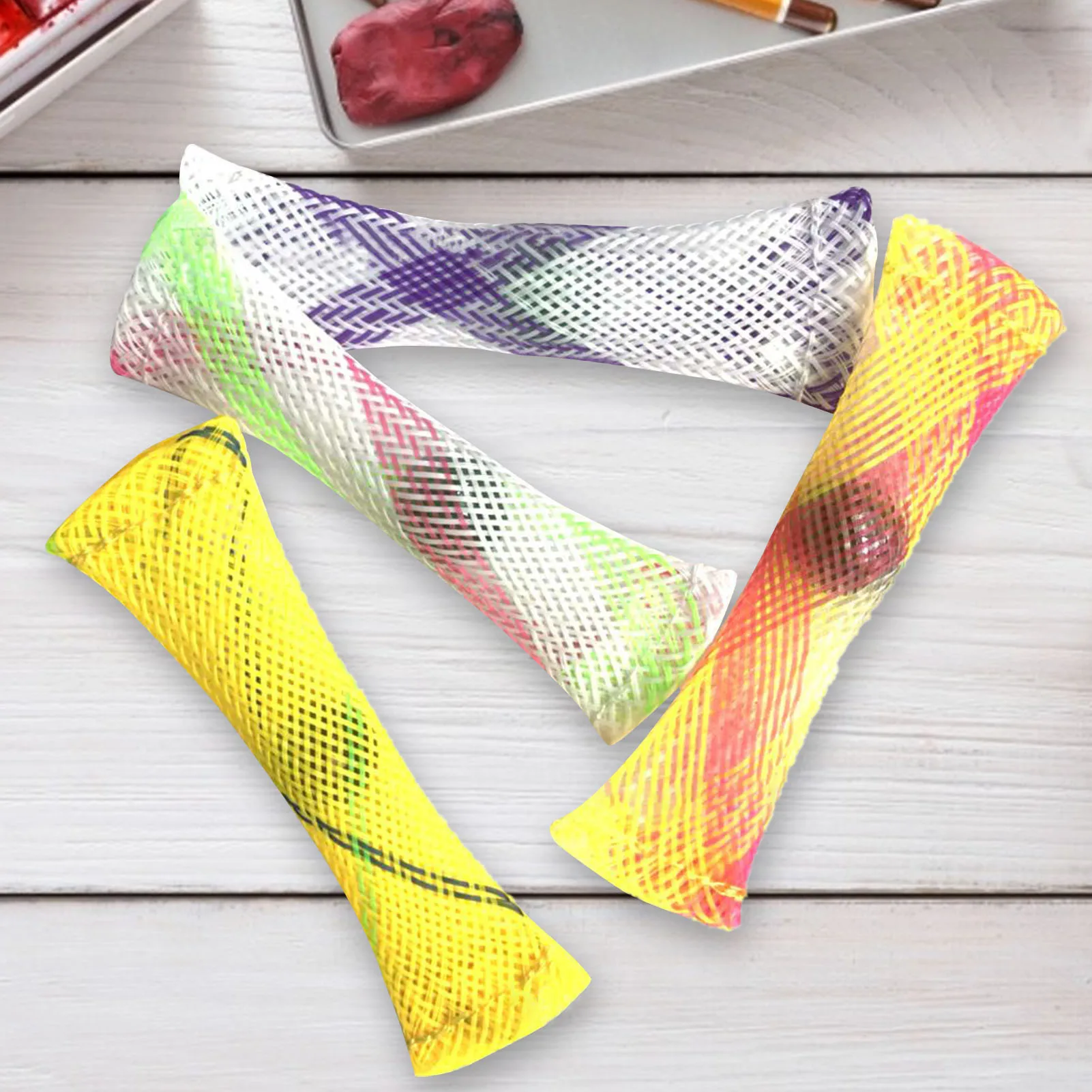 10pcs Fidget Toy With Marble Braided Mesh Tube Toy Autism ADHD Anxiety Therapy Toys EDC Stress Relief Games For Audlts Kids
10pcs Fidget Toy With Marble Braided Mesh Tube Toy Autism ADHD Anxiety Therapy Toys EDC Stress Relief Games For Audlts Kids